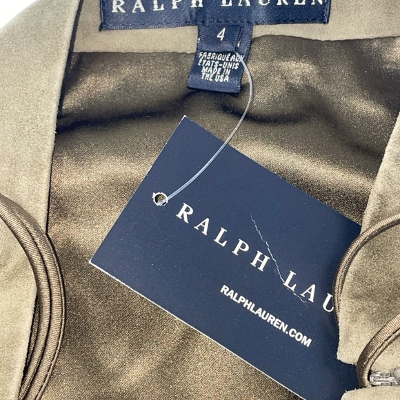 Ralph Lauren Black Label Brown Goat Suede Layered Skirt Size 4 - Picture 3 of 5